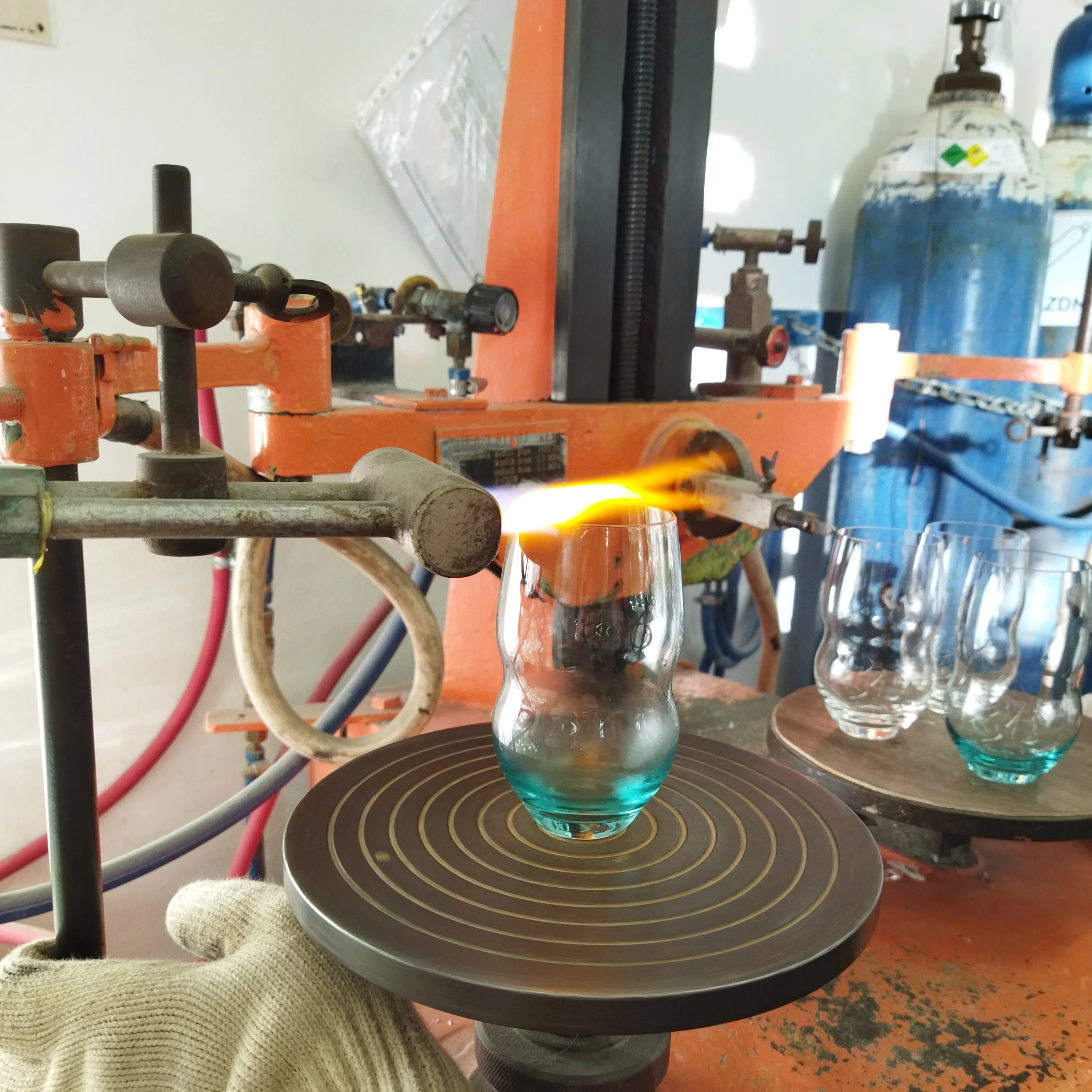 Sklenice AUREA – Fire polishing